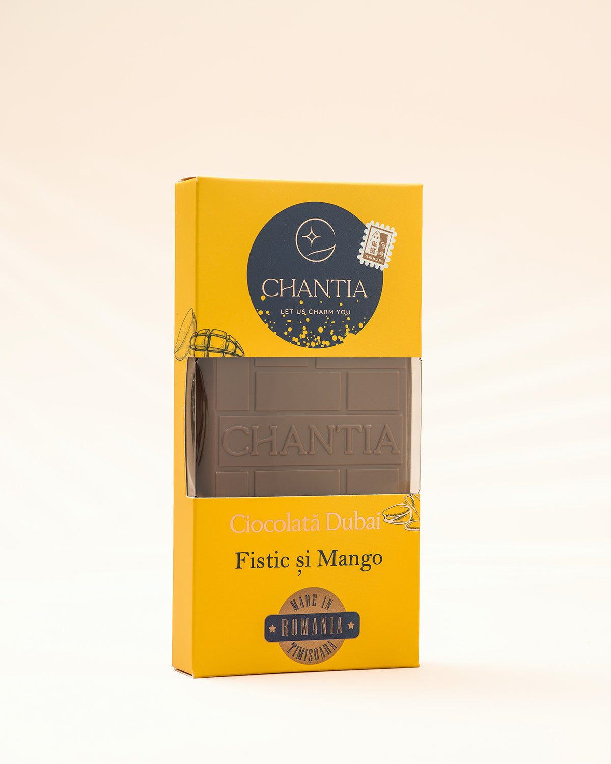 Ciocolata Dubai Fistic si Mango, 220g