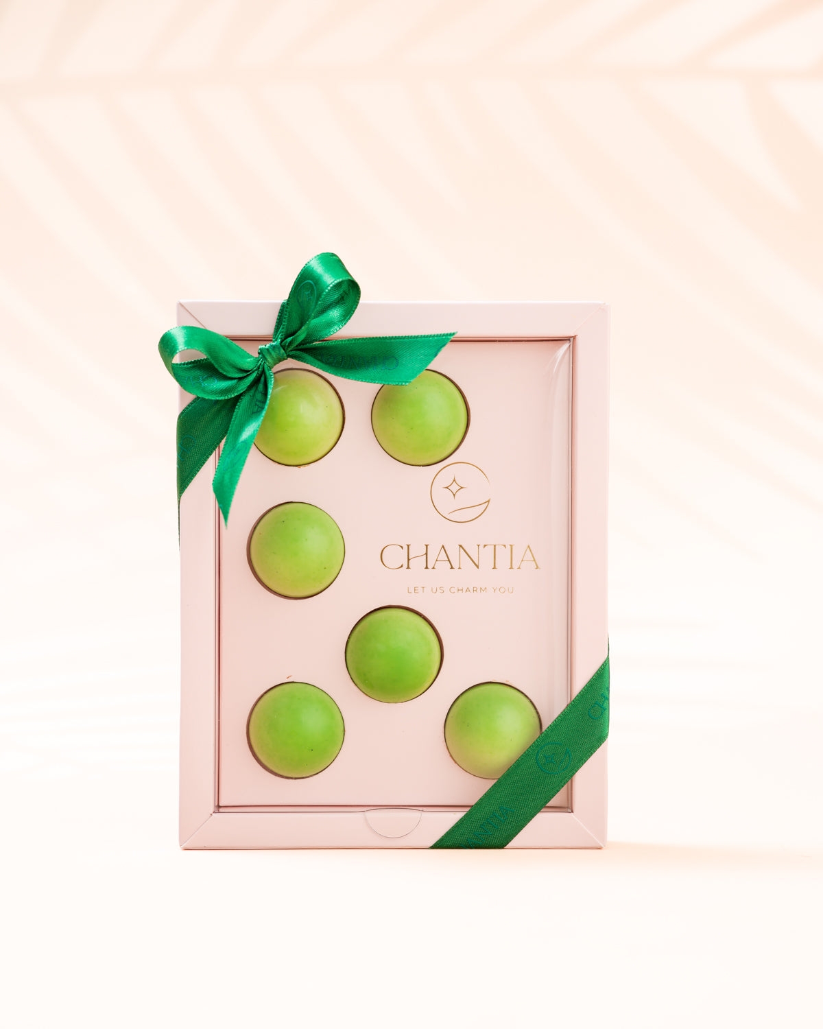 Cutie Marturie Botez Roz, 6 Praline