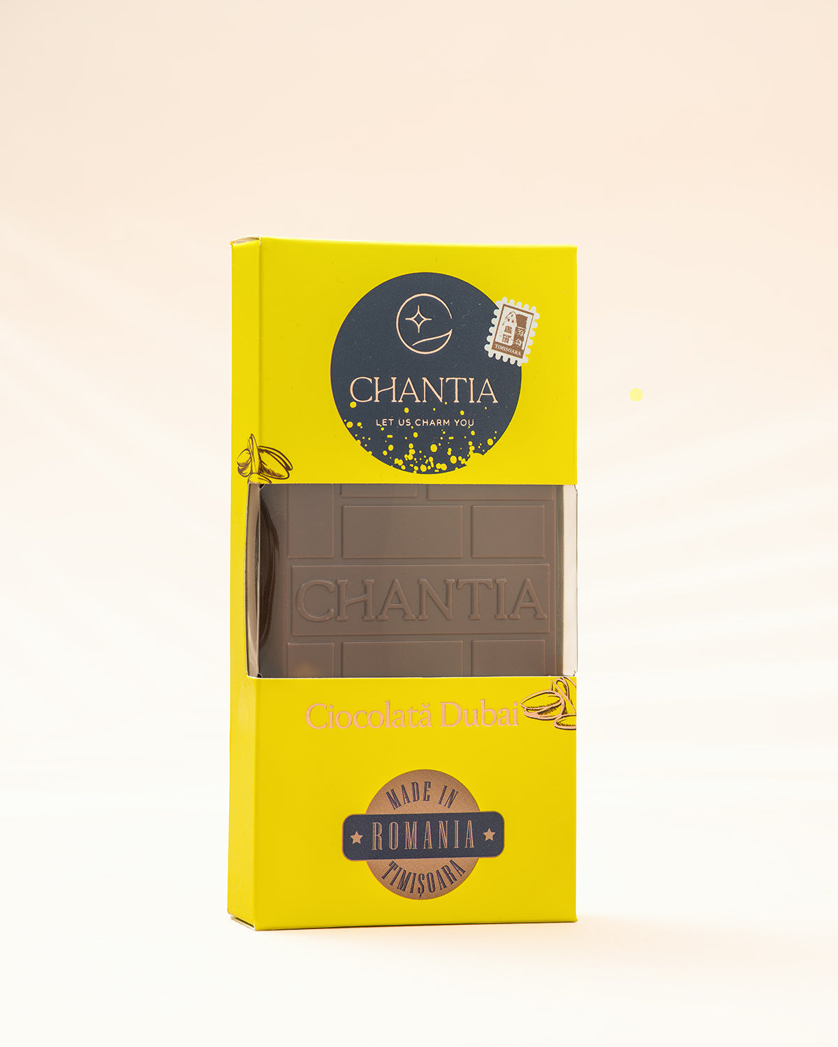 Ciocolata Dubai Clasica, Fistic, 220g