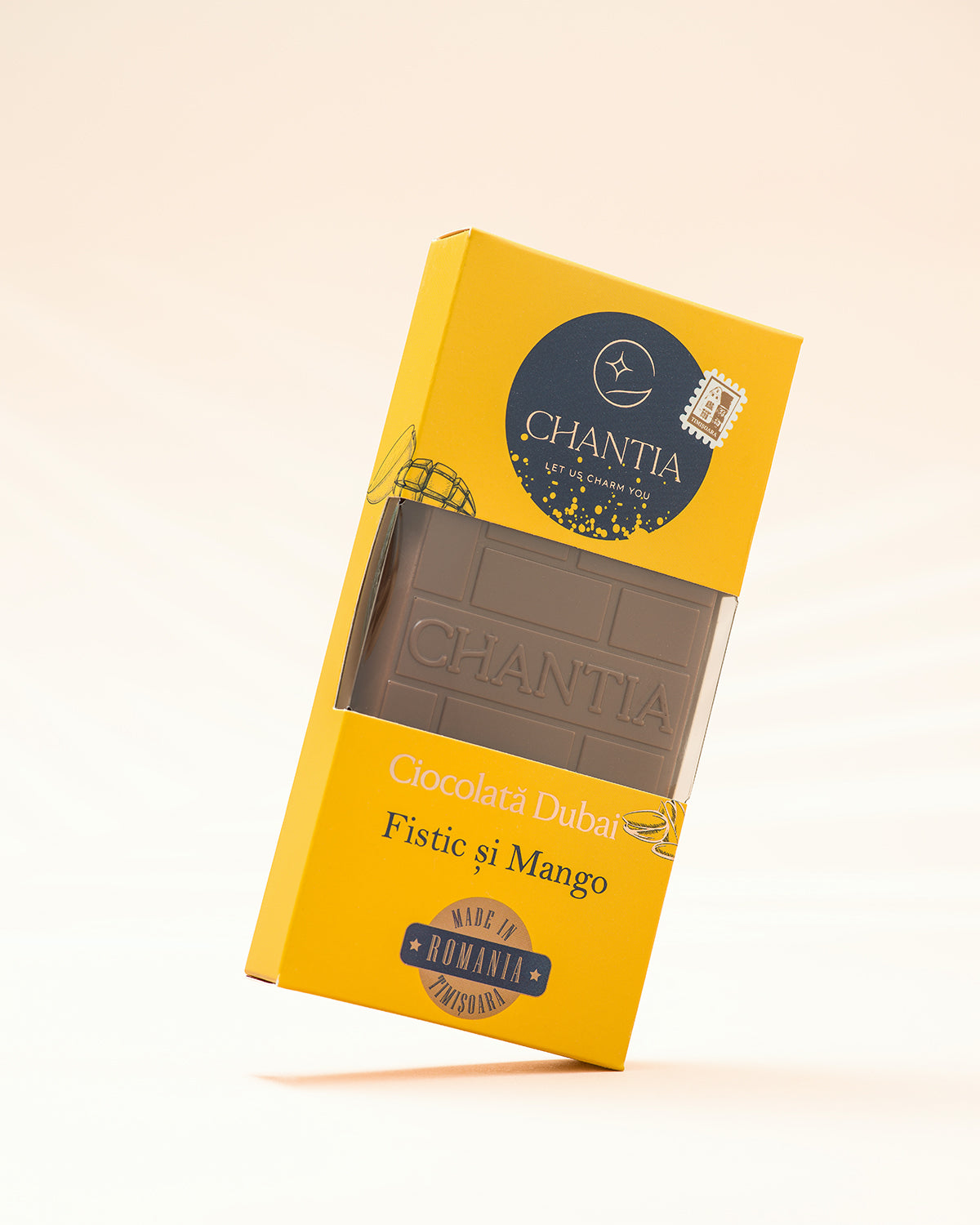 Ciocolata Dubai Fistic si Mango, 220g