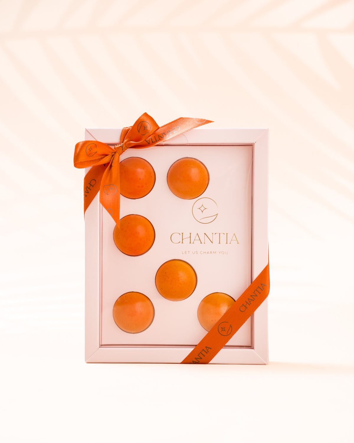 Cutie Marturie Botez Roz, 6 Praline